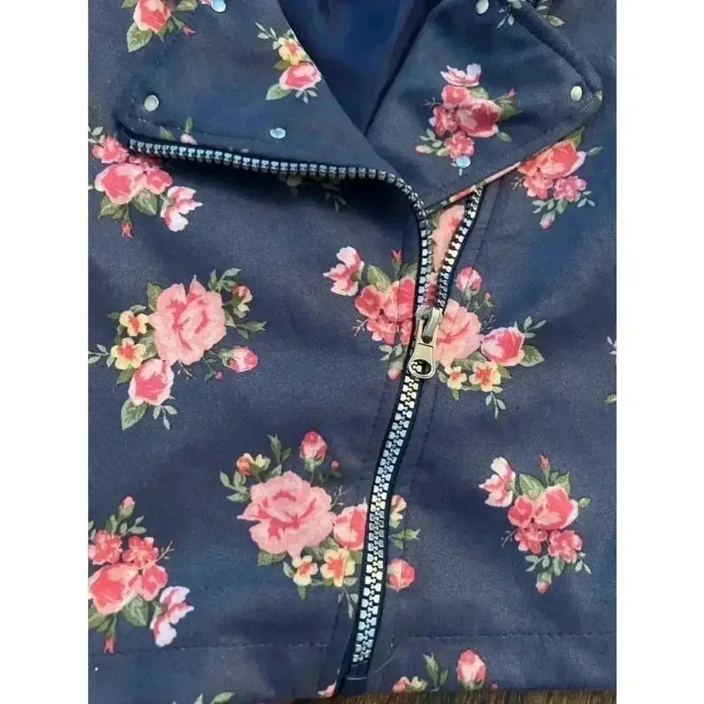 Little Lass | toddler girl moto-style jacket. Size: 3T.